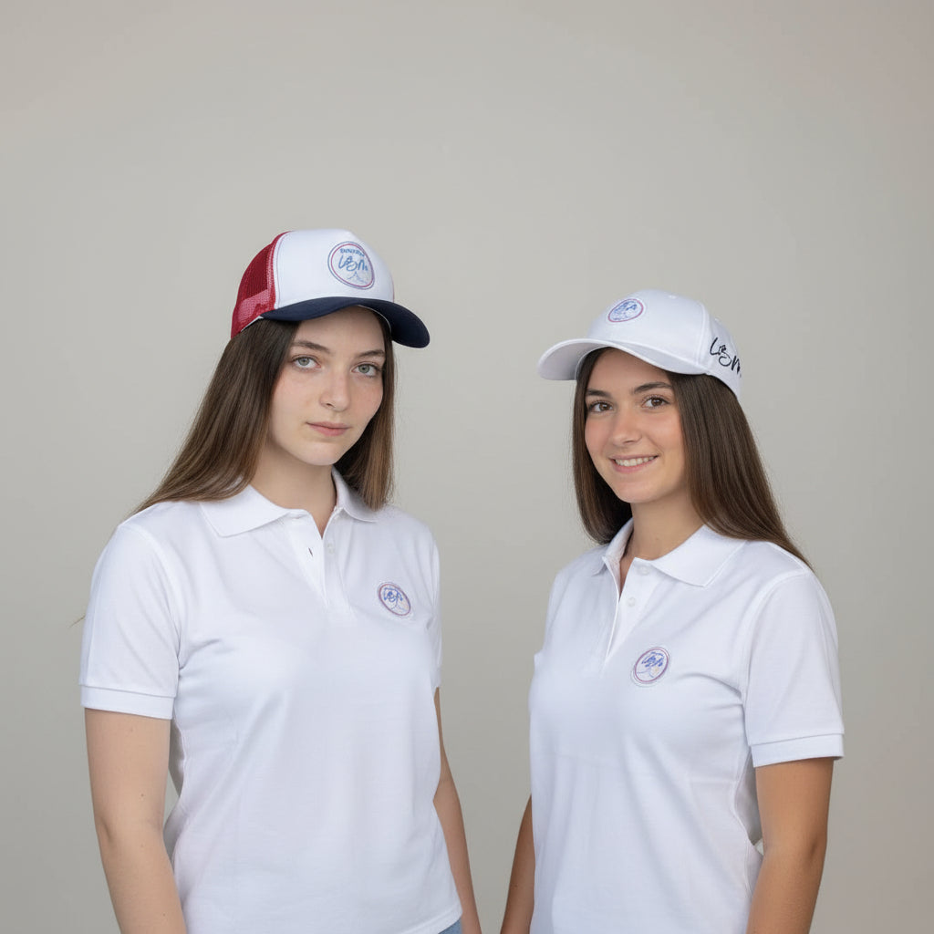 POLO FEMME  BLANC